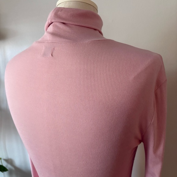 Sunday Best Pink Ribbed Freshman Turtleneck Aritzia Size S - Picture 4 of 8